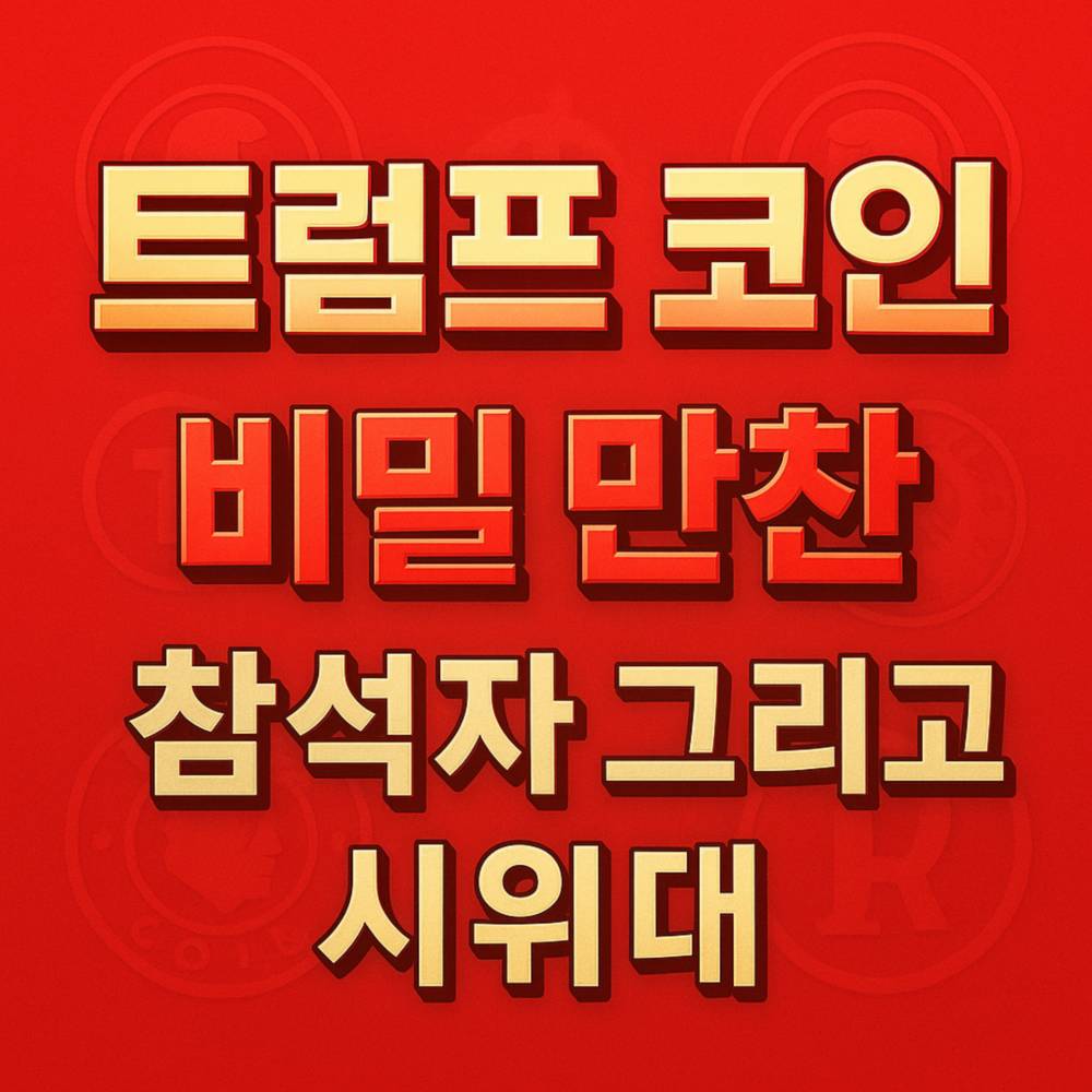 트럼프 비밀 디너 행사