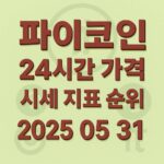 파이코인 가격 - 2025년 5월 31일