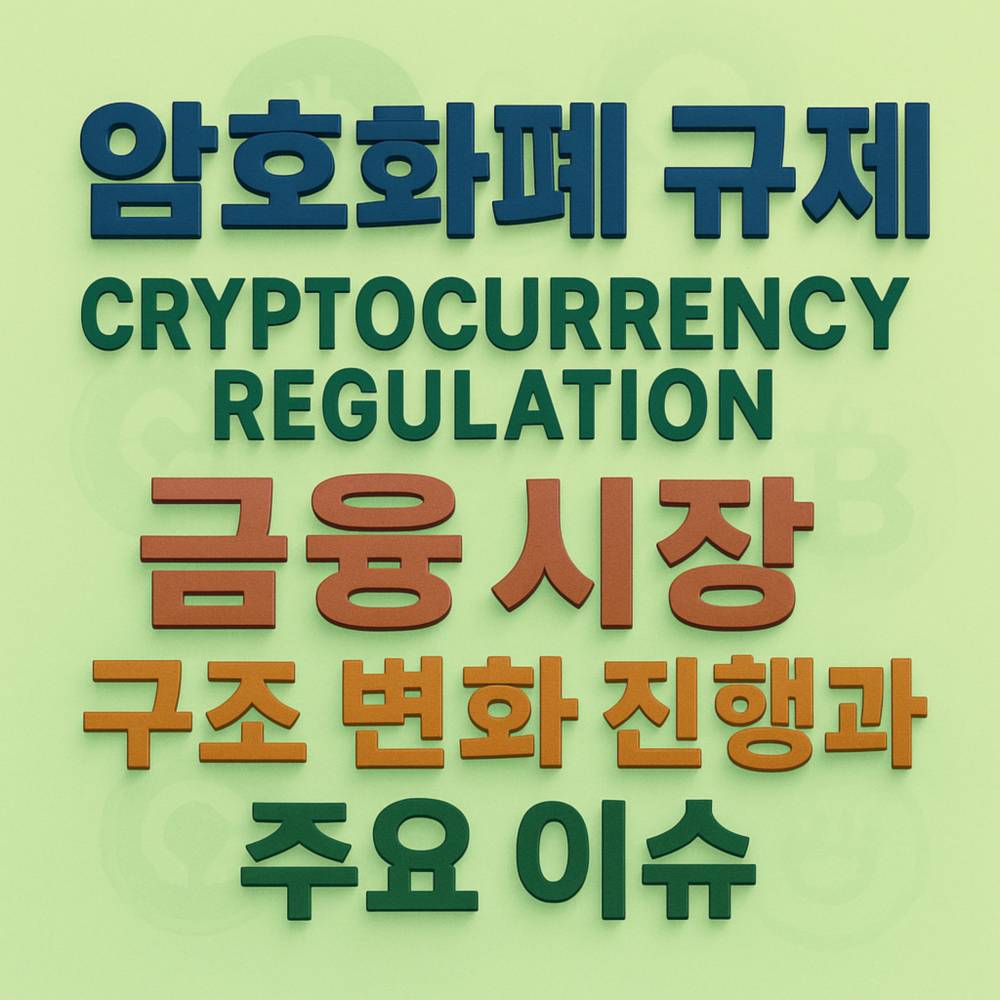 암호화폐 규제 금융시장 구조 변화