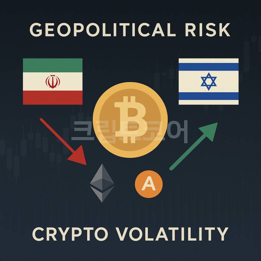 지정학적 리스크가 암호화폐 시장 변동성에 미치는 영향 시각화