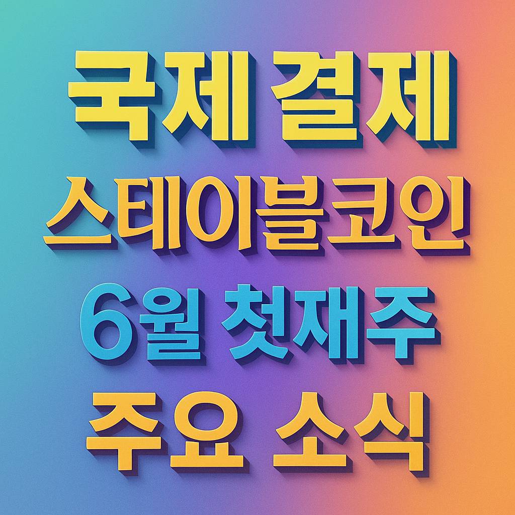 국제-결제-스테이블코인-2025년-6월-첫째주