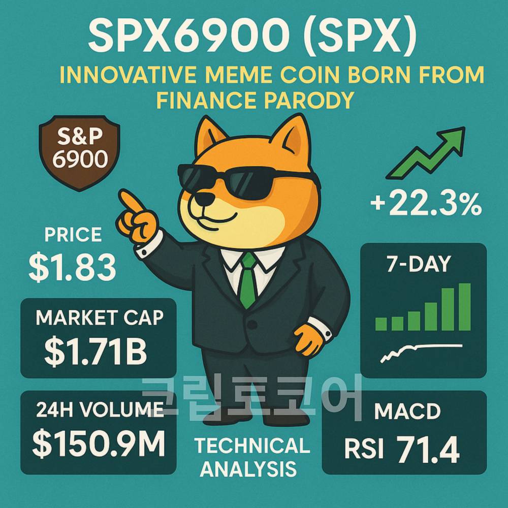 SPX6900 (SPX): 전통 금융 풍자에서 시작된 혁신적 밈코인