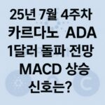 25년-7월-4주차-카르다노-ADA-1달러-돌파-전망-MACD-상승신호는 메인이미지 인포그래픽