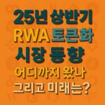 25년 상반기 RWA 토큰화 트렌드를 요약한 인포그래픽