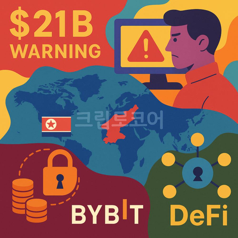 북한 연루 암호화폐 해킹 사건과 CEX 및 디파이 보안 재정비 인포그래픽