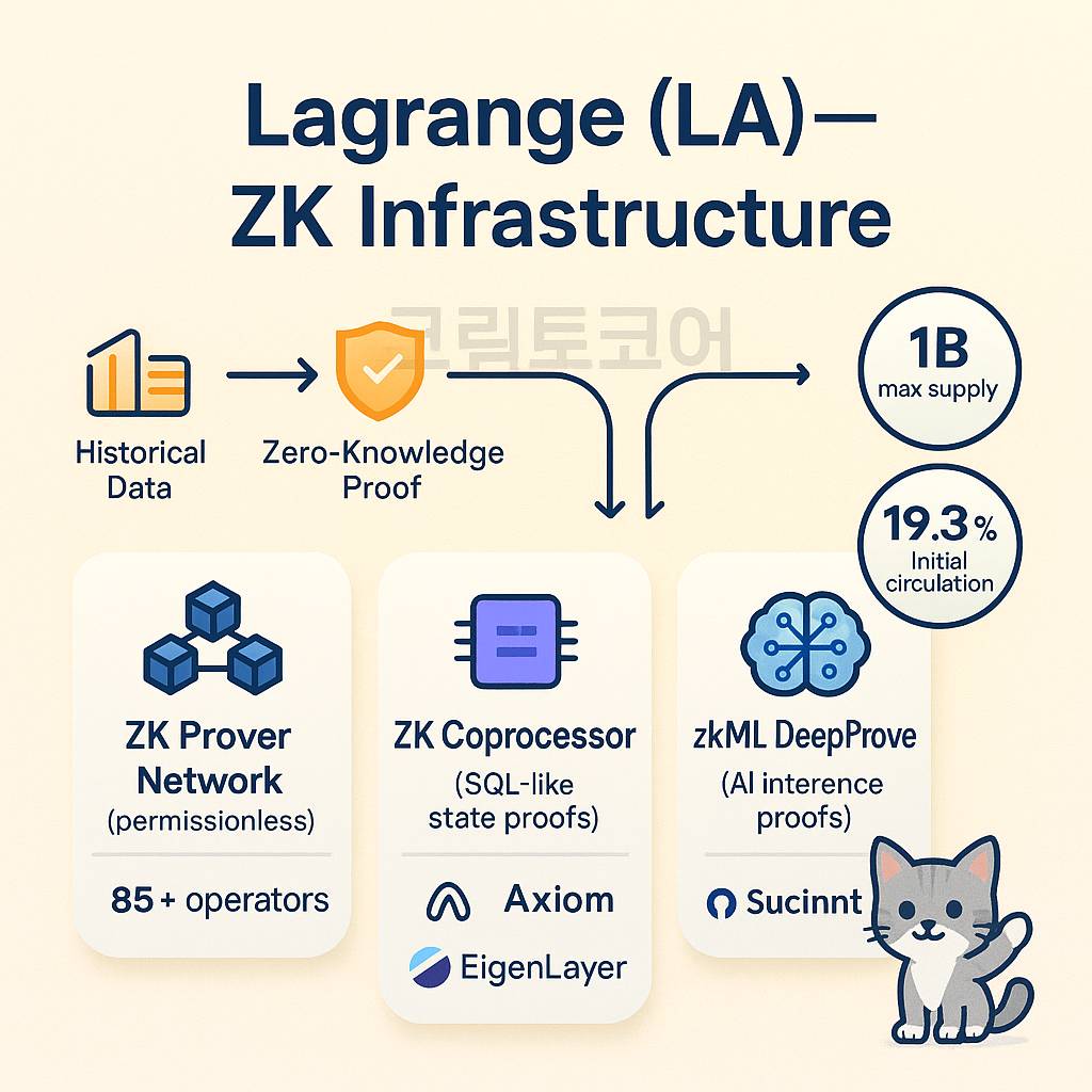 라그랑주 LA의 ZK 인프라 개요 인포그래픽