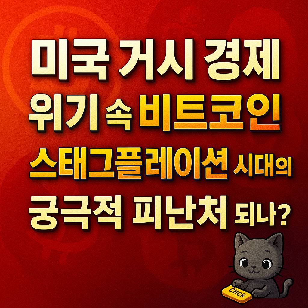 미국 거시 경제, 위기 속 비트코인, 스태그플레이션 시대의 궁극적 피난처 되나? — 1:1 썸네일