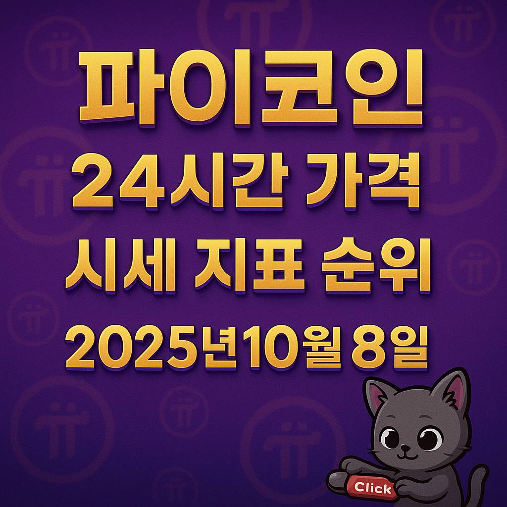 파이코인 24시간 가격·시세 지표 순위 인포그래픽