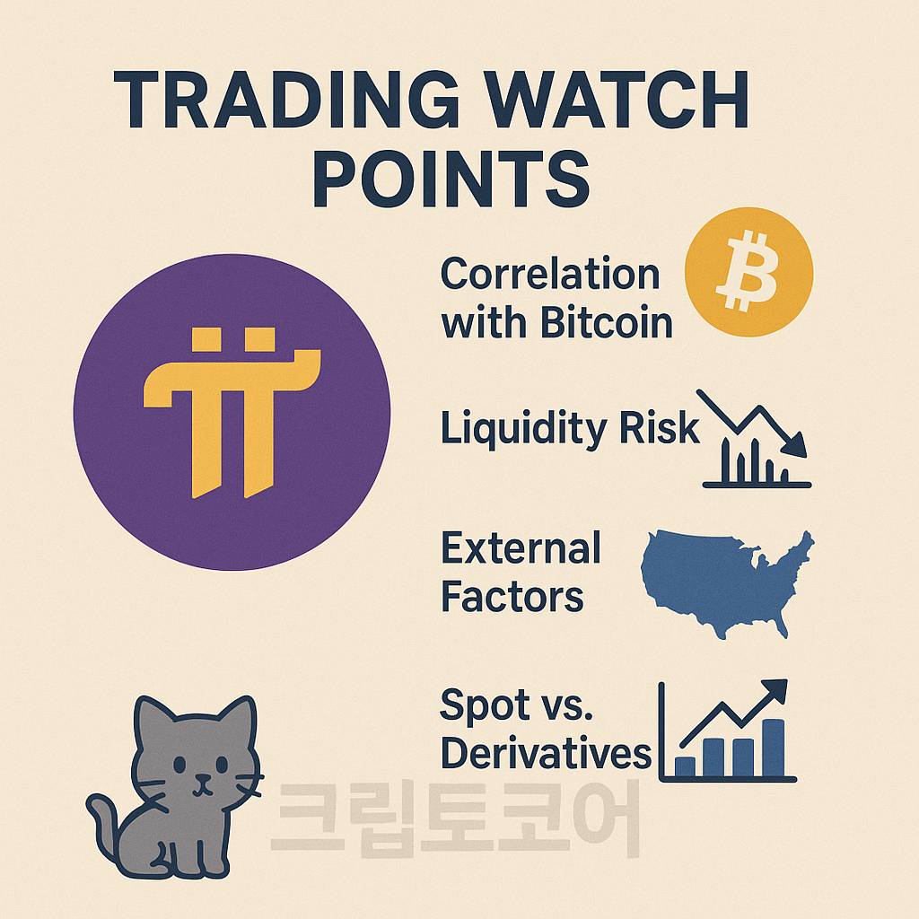 파이코인 트레이더를 위한 핵심 관전 포인트 인포그래픽