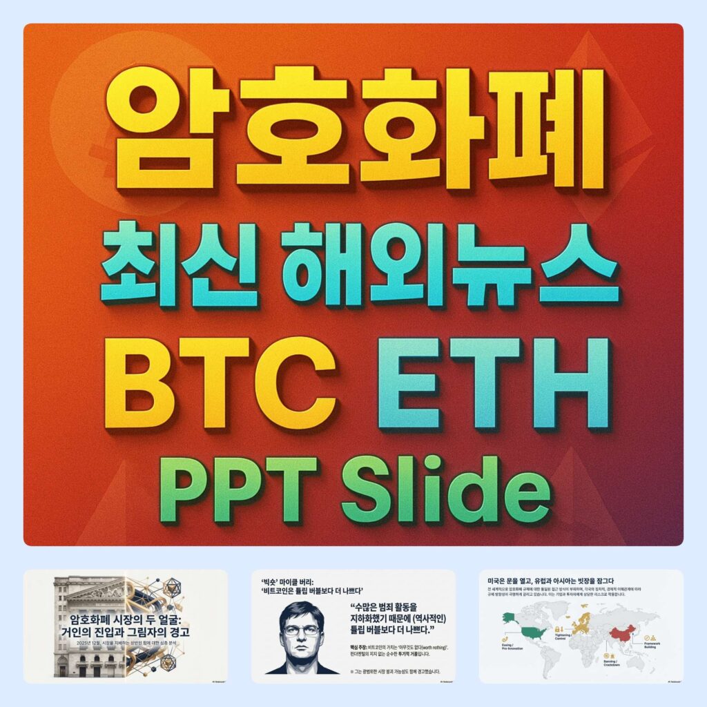 2025년 12월 3일 암호화폐 최신 해외 뉴스 총정리 – 비트코인 이더리움 인포그래픽