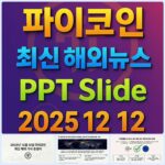 2025년 12월 12일 파이코인 최신 해외 뉴스 총정리 슬라이드