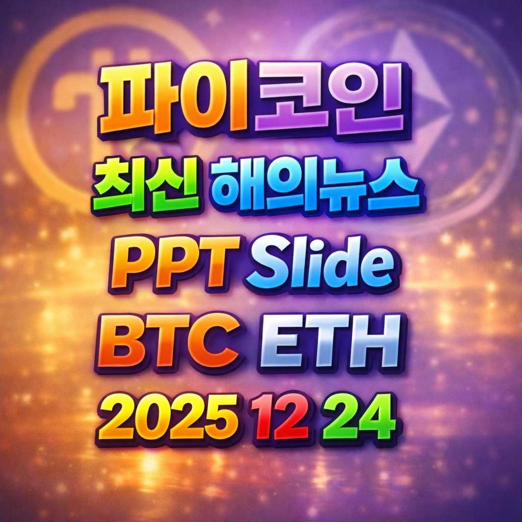 2025년 12월 24일 파이코인 최신 해외 뉴스 총정리 슬라이드