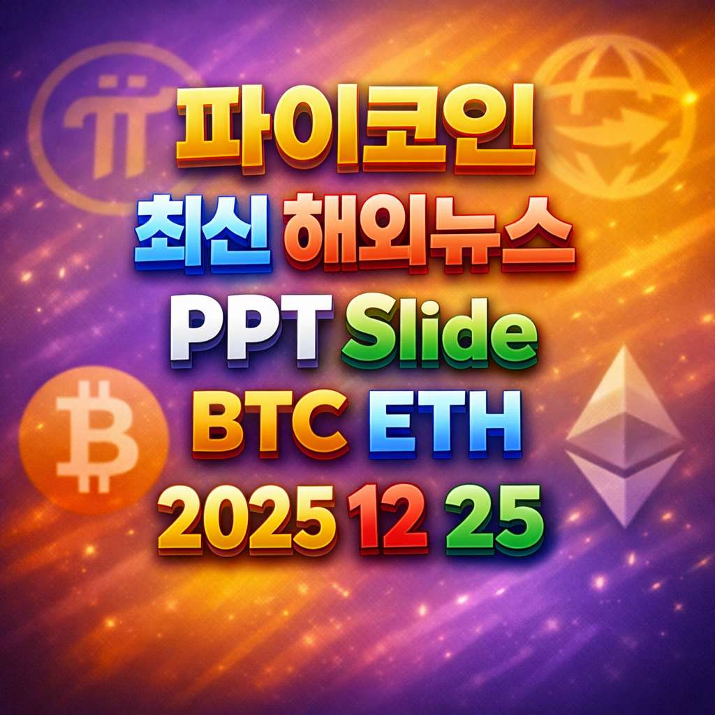 2025년 12월 25일 파이코인 최신 해외 뉴스 총정리 슬라이드
