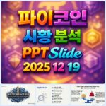 2025년 12월 19일 파이코인 시황 분석 슬라이드