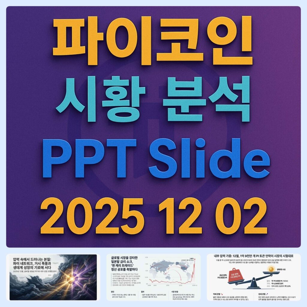 파이코인 시황 분석 슬라이드 2025 12 02