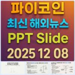 2025년 12월 8일 파이코인 최신 해외 뉴스 총정리 슬라이드 메인 이미지 인포그래픽