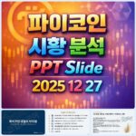 2025년 12월 27일 파이코인 시황 분석 슬라이드