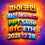2025년 12월 28일 파이코인 최신 해외 뉴스 총정리 슬라이드