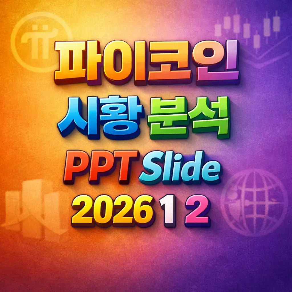 2026년 1월 2일 파이코인 시황 분석 슬라이드