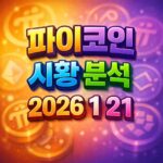 2026년 1월 21일 파이코인 시황 분석