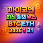 2026년 1월 21일 파이코인 최신 해외 뉴스 총정리