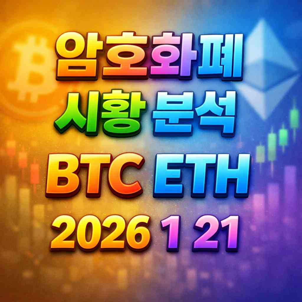 2026년 1월 21일 암호화폐 시황 분석