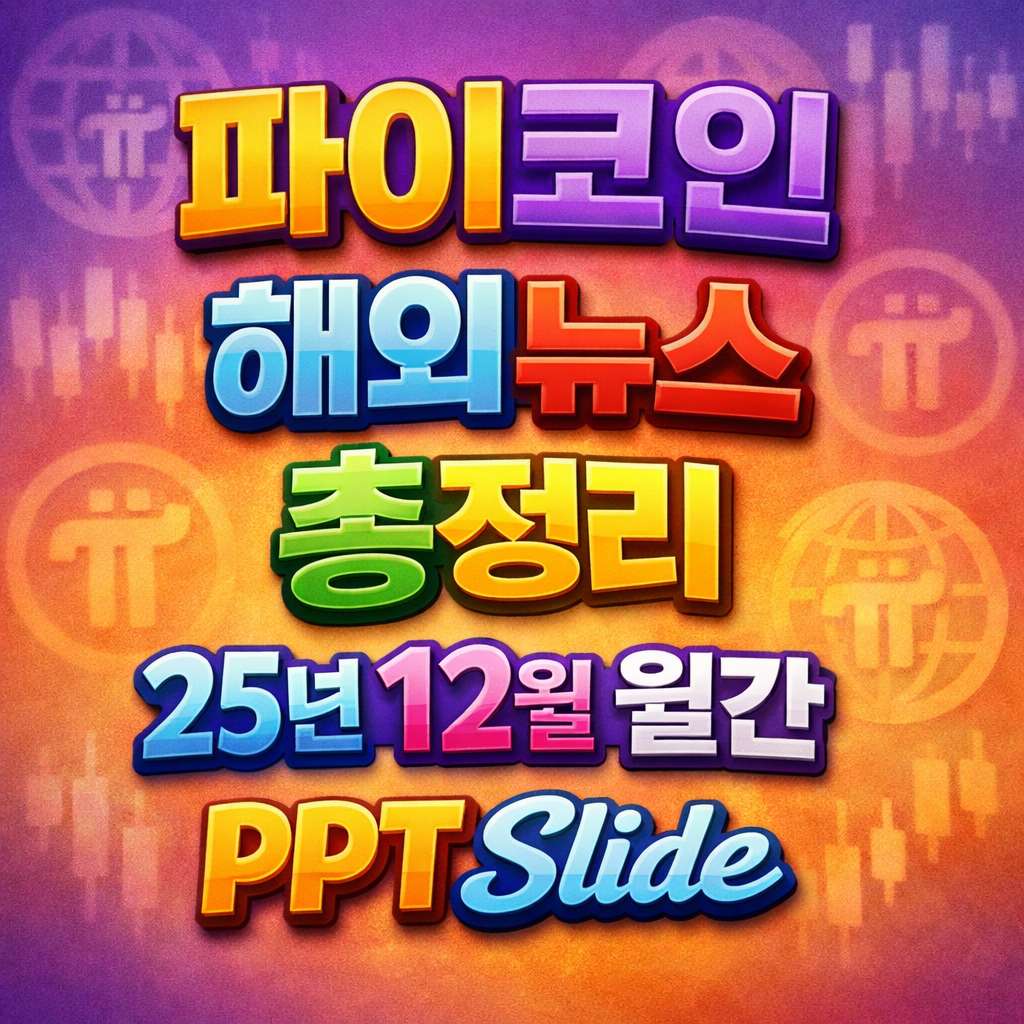 2025년 12월 월간 파이코인 해외 뉴스 총정리 슬라이드