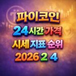 파이코인 24시간 가격 시세 지표 순위 2026년 2월 4일 메인 이미지 인포그래픽